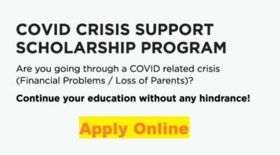 (Buddy4Study.com) Covid Crisis Support Scholarship Apply Online - Application Form Last Date